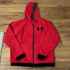 Men’s under Armour zip up hoodie